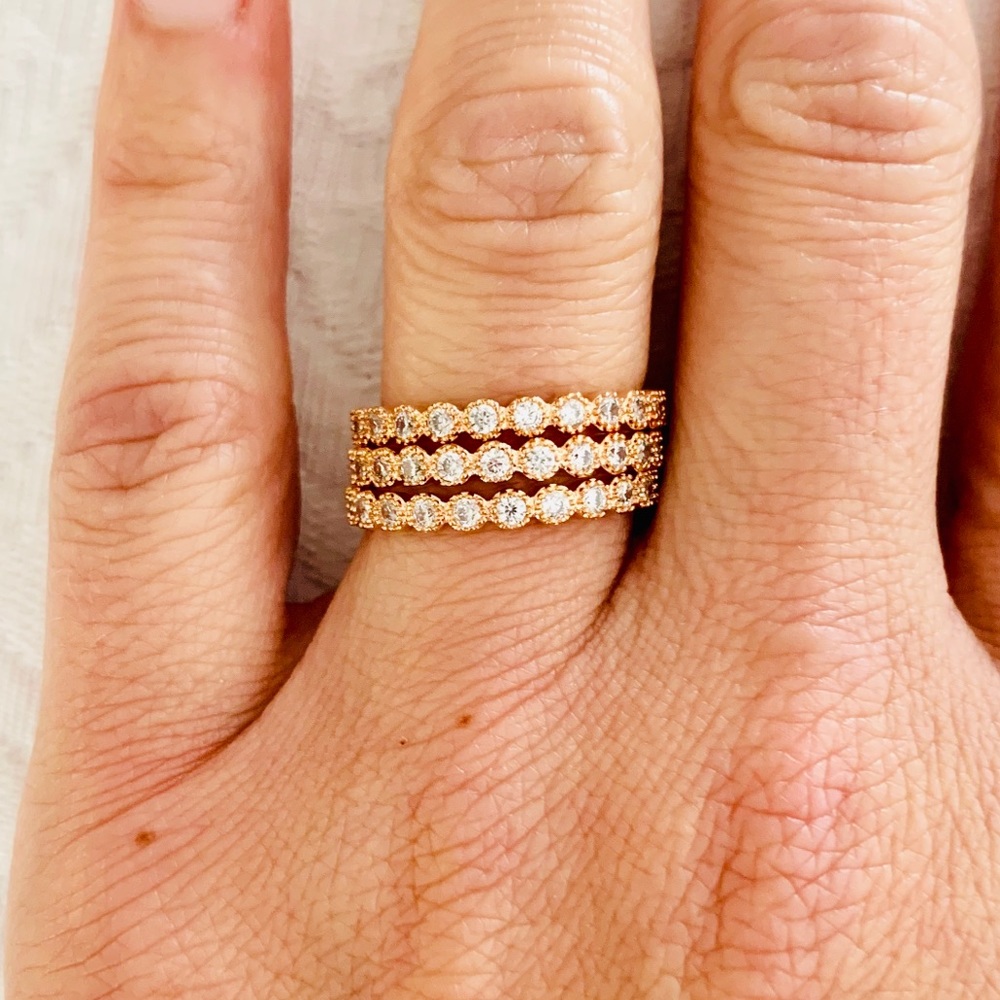 Stackable Gold Rings - Picture 1 of 3